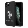 US Polo USHCN65SLHRBK iPhone 11 Pro Maxczarny/black Silicone Collection